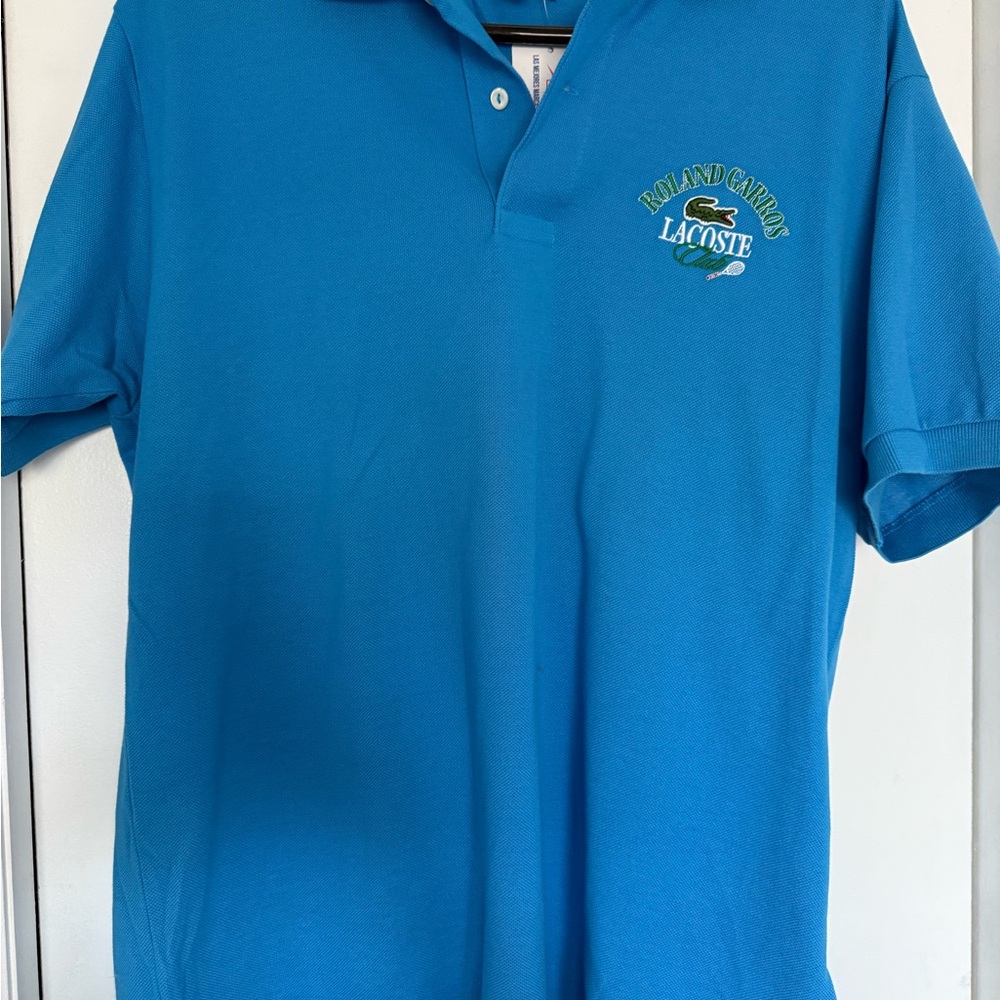 Lacoste Roland Garros Blue Polo